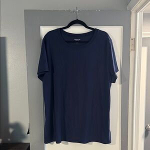 Torrid Navy Short Sleeve Tee